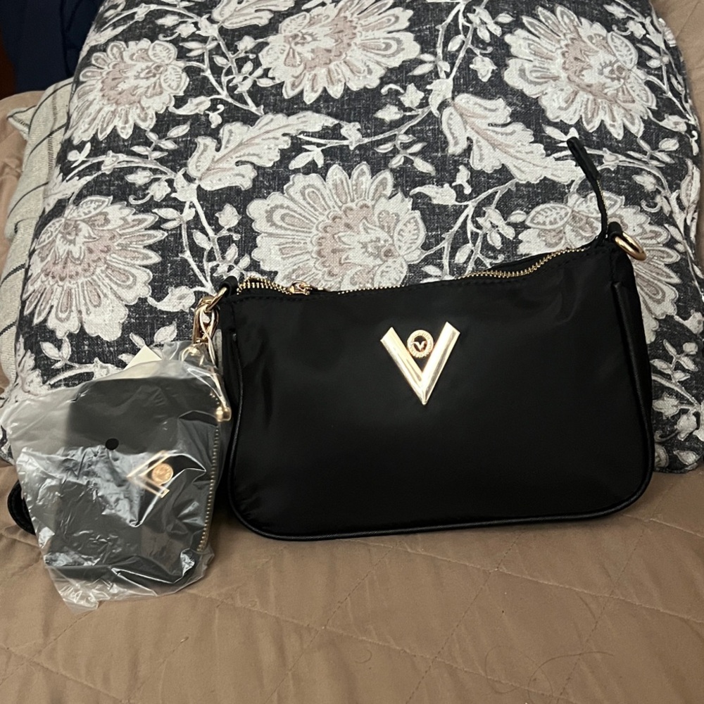 Valentino Orlandi Black Crossbody Bag